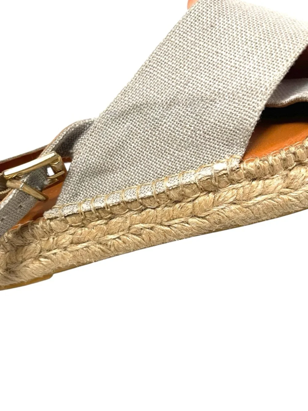 ALOHAS Crossed Espadrilles in Cotton Canvas 41